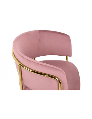Krzesło barowe DELTA 65 różowe