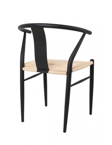 Krzesło WISHBONE METAL naturalne