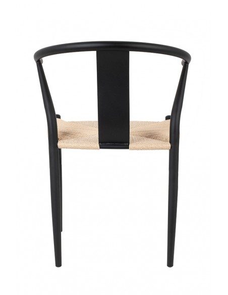 Krzesło WISHBONE METAL naturalne