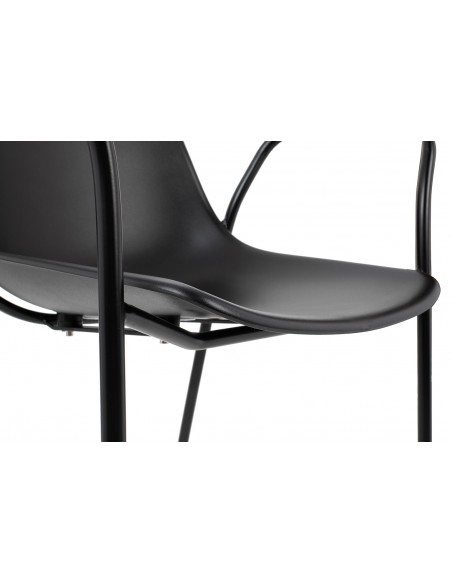 Krzesło RESOL ARM czarne