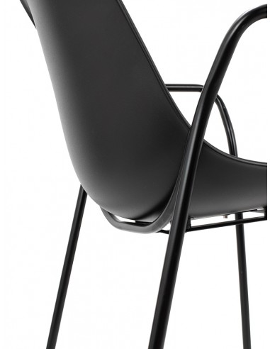 Krzesło RESOL ARM czarne