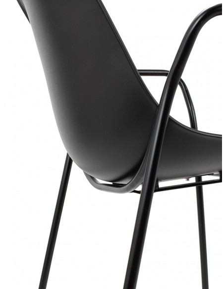 Krzesło RESOL ARM czarne