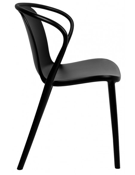 Krzesło SPARKS czarne - polipropylen