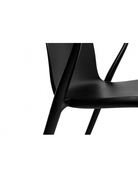 Krzesło SPARKS czarne - polipropylen