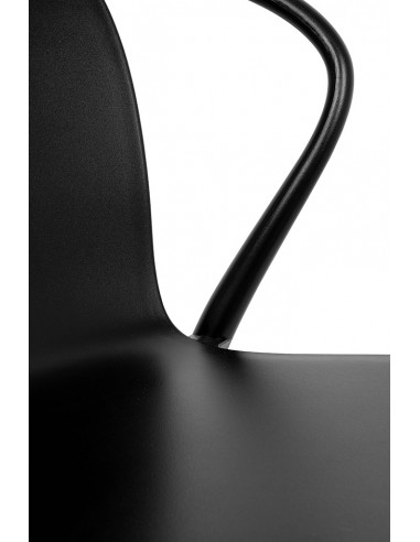 Krzesło SPARKS czarne - polipropylen