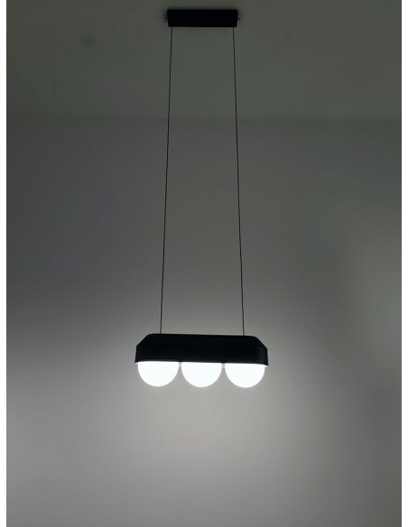 MOOSEE lampa wisząca DROPS 3 czarna