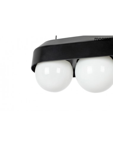 MOOSEE lampa wisząca DROPS 3 czarna