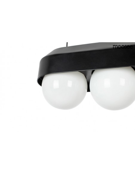 MOOSEE lampa wisząca DROPS 3 czarna