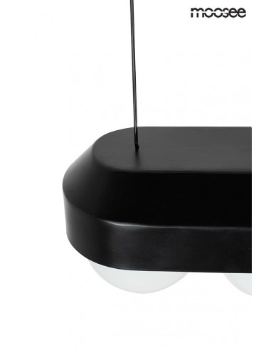 MOOSEE lampa wisząca DROPS 3 czarna