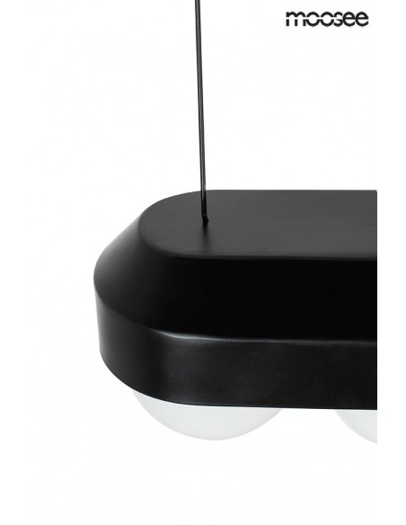 MOOSEE lampa wisząca DROPS 3 czarna
