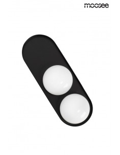 MOOSEE lampa ścienna DROPS 2 czarna