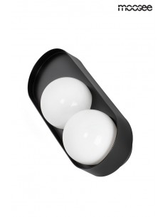 MOOSEE lampa ścienna DROPS 2 czarna 2