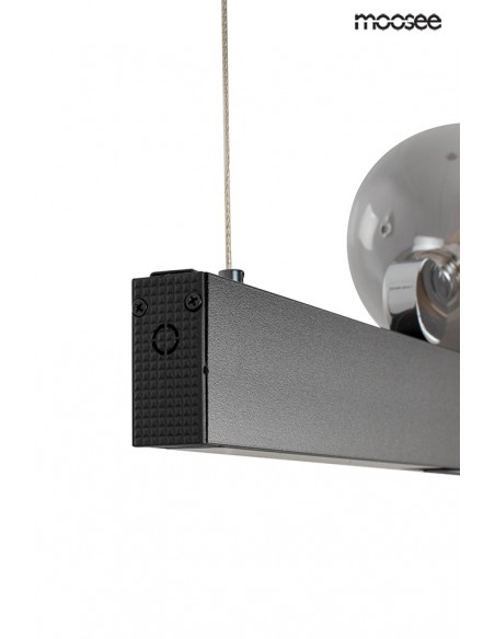 MOOSEE lampa wisząca LINEAL czarna
