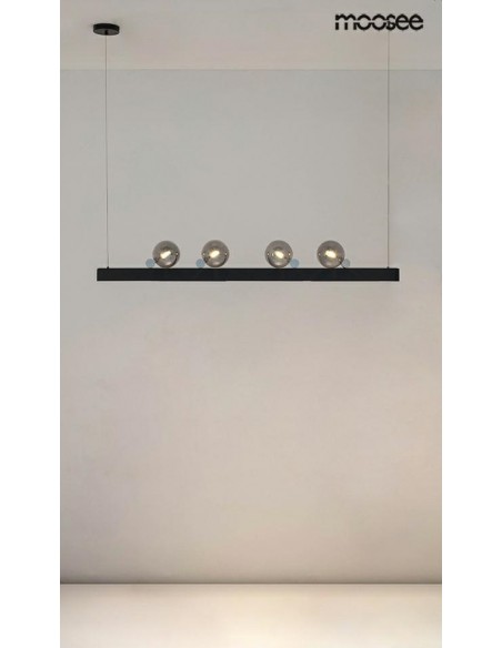 MOOSEE lampa wisząca LINEAL czarna
