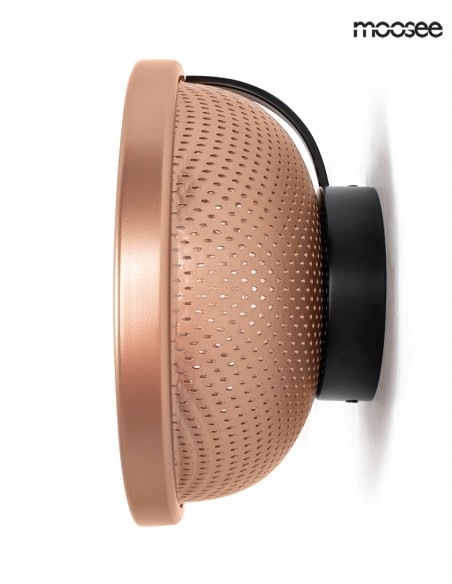 MOOSEE lampa ścienna FARO miedziana