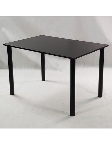 Zestaw stół Lugano 120 czarny i 4 krzesła...