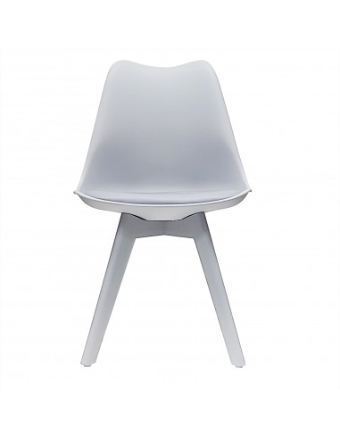 Zestaw stół Lugano 80 szary i 4 krzesła NORDEN...