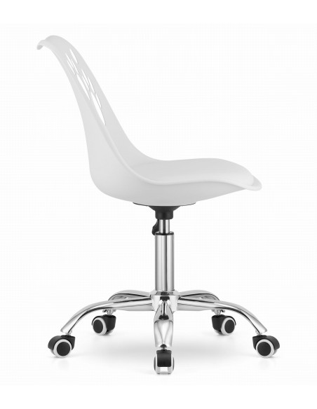 Krzesło obrotowe PRINT - białe