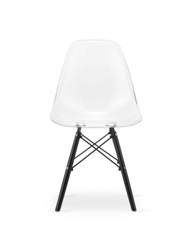 Krzesło OSAKA przezroczyste / nogi czarne x 4