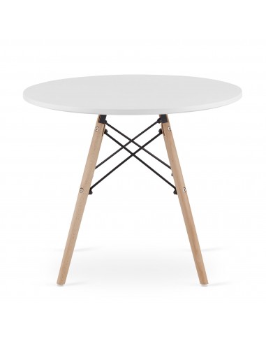 Stolik MAKSI Okrągły 60cm - biały