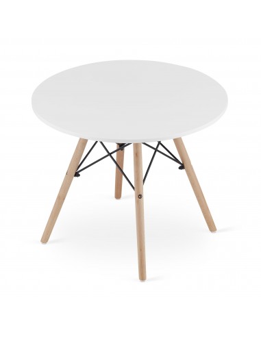 Stolik MAKSI Okrągły 60cm - biały