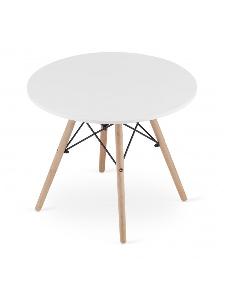 Stolik MAKSI Okrągły 60cm - biały