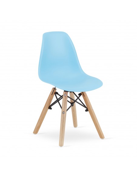 Krzesło ZUBI - niebieskie x 4