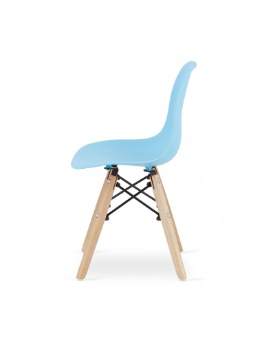 Krzesło ZUBI - niebieskie x 4