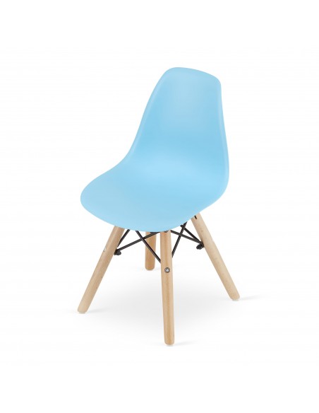Krzesło ZUBI - niebieskie x 4
