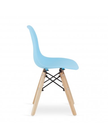 Krzesło ZUBI - niebieskie x 4
