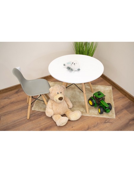 Krzesło ZUBI - szare x 4