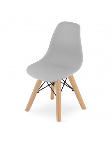 Krzesło ZUBI - szare x 4