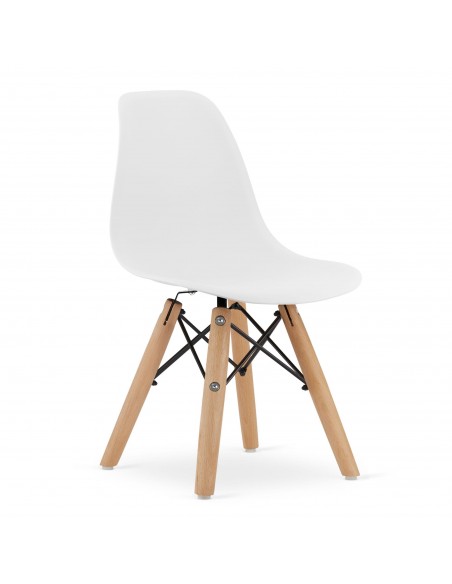 Krzesło ZUBI - białe x 4