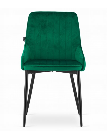 Krzesło MONZA - zielony aksamit x 4