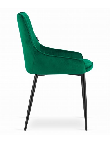 Krzesło MONZA - zielony aksamit x 4