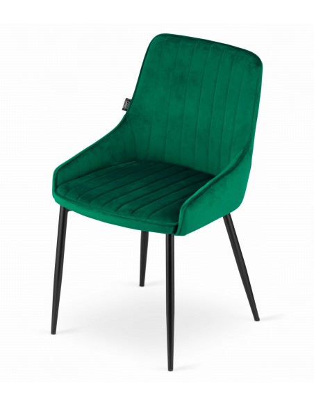 Krzesło MONZA - zielony aksamit x 4