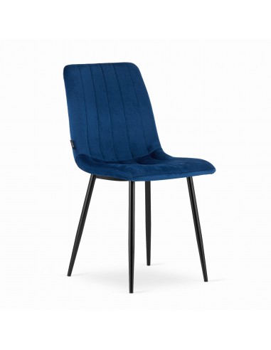 Krzesło LAVA - granat aksamit x 4