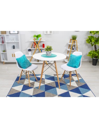 Stół TODI Okrągły 80cm - biały