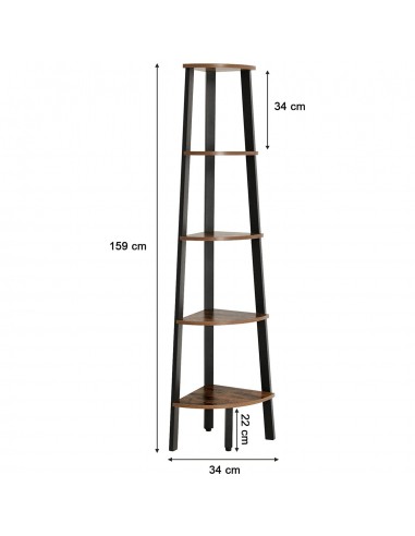 Regał Narożny Półka - LLS35X