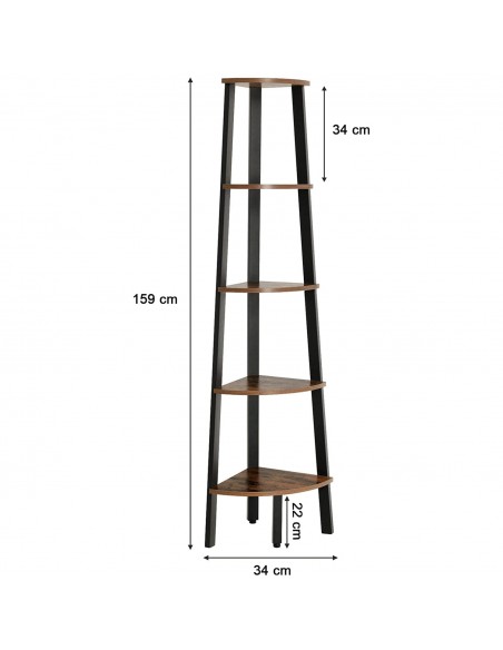 Regał Narożny Półka - LLS35X