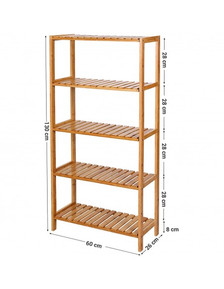 Regał Bambusowy - BCB35Y