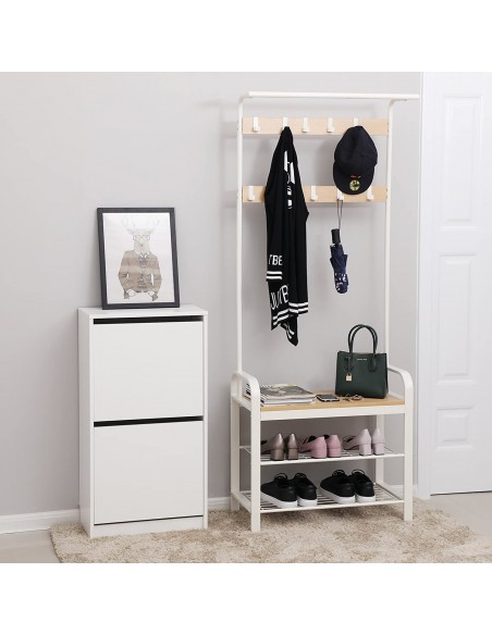 Wieszak Stojak na Ubrania - HSR40W