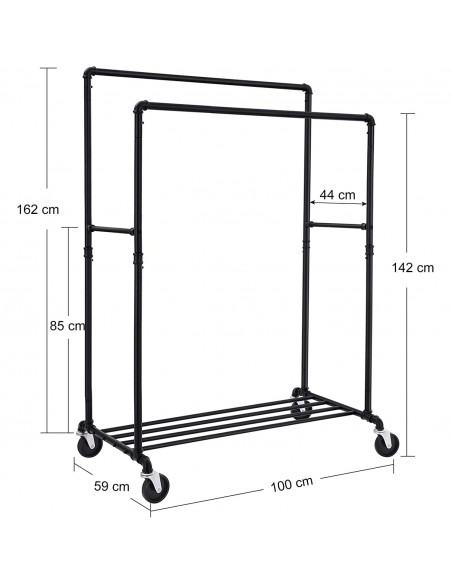 Wieszak na Ubrania na Kółkach - HSR60B