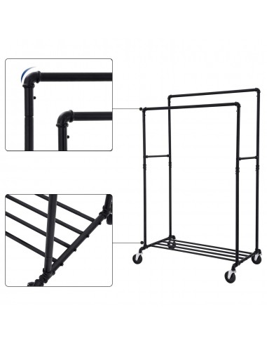 Wieszak na Ubrania na Kółkach - HSR60B