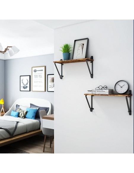 Zestaw 2 Półek Wiszących - LCR01BX