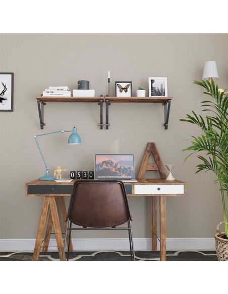 Zestaw 2 Półek Wiszących - LCR01BX