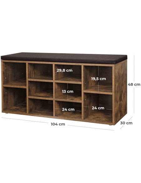 Szafka na Buty z Siedziskiem - LHS10BX