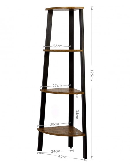 Regał Narożny Półka - LLS34X