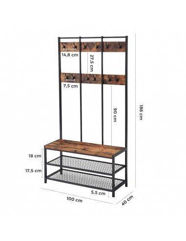 Wieszak Stojak na Ubrania - HSR86BX