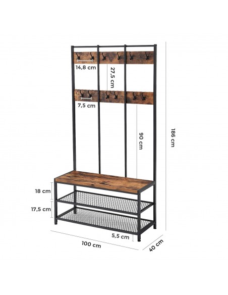 Wieszak Stojak na Ubrania - HSR86BX